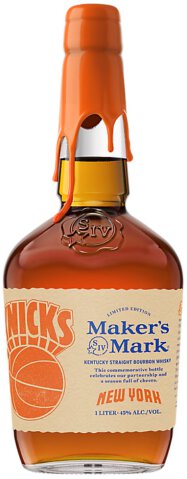 Maker's Mark New York Knicks Limited Release 2025-26 Kentucky Straight Bourbon Whisky