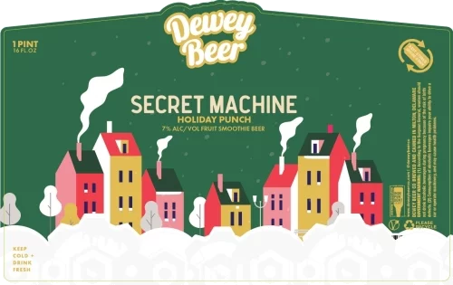 Dewey Secret Machine Holiday Punch Smoothie Sour