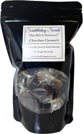 Scintillating Sweets Soft Chocolate Caramels 8oz Bag