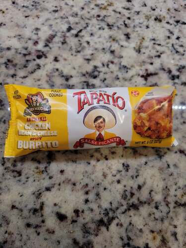 Corn Maiden Tapatio Chicken Burrito (Frozen)