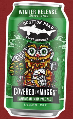 Dogfish Head (DE) Covered in Nuggs IPA 12oz 6pk Cans