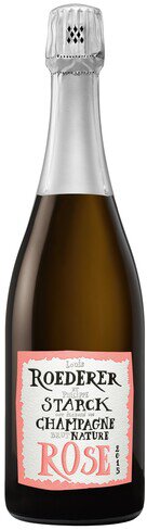 Louis Roederer et Philippe Starck Rose Brut Nature Champagne 2015 (750ml)