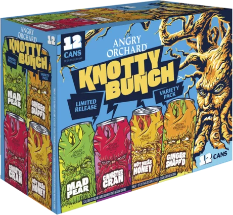 Angry Orchard Hard Cider Knotty Bunch Variety 12 Pack