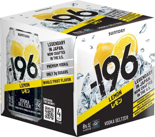 -196 Lemon Vodka Seltzer