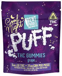 Bent Paddle Puff Grape 5mg Thc 25mg Cbn