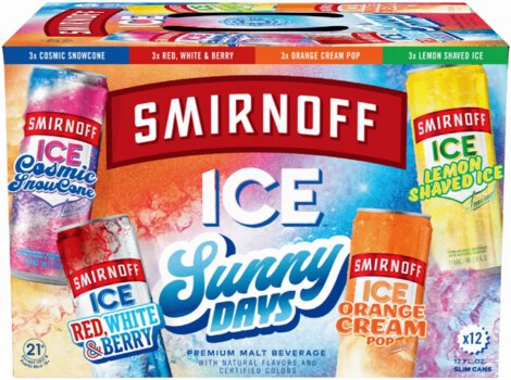 Smirnoff Sunny Days Variety - Maryland Wine House Hagerstown MD