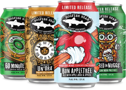 DOGFISH HEAD WINTER VARIETY PACK CANS