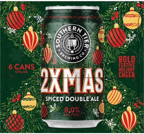 Southern Tier Brewing 2XMAS Spiced Double Ale Cans