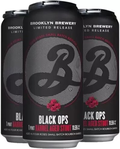 Brooklyn Black Ops Barrel Aged Stout 4pk 16oz Cans