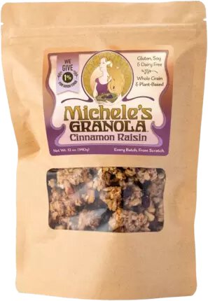 Michele's Granola Cinnamon Raisin 12oz Bag
