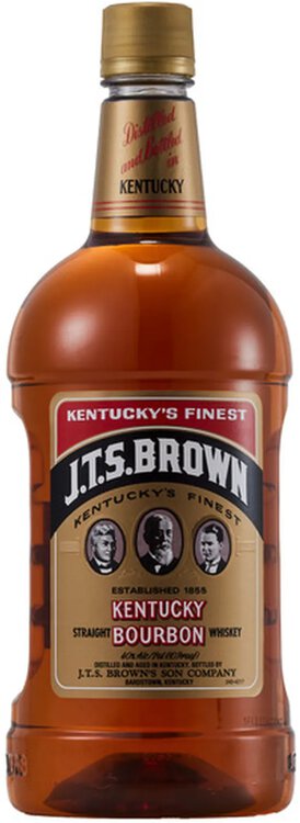 J.T.S. Brown Bourbon 80 Proof 1.75L - Liquor Barn