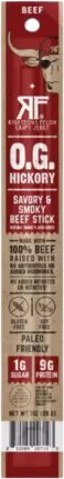Righteous Felon Jerky Beef O G Hickory Stick 10oz