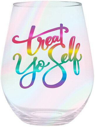 Treat Yo Self Whole Wine Glass