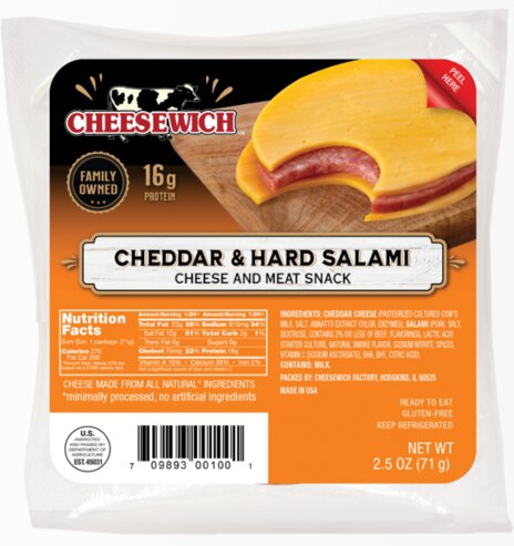 Cheesewich Salami Mild Cheddar