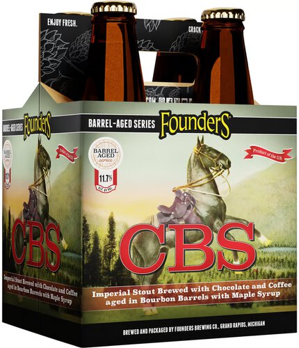 Founders Cbs Barrel Aged Series Stout 4pk 12oz Bottle