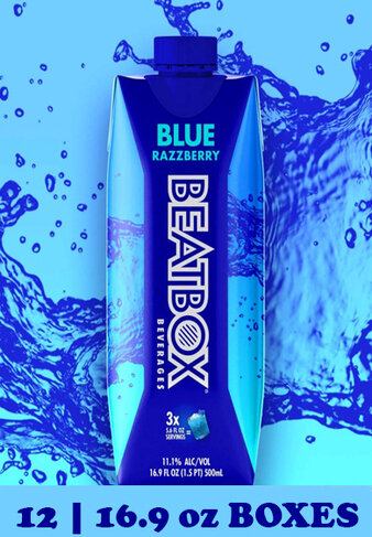 Beat Box Blue Razz Beatbox Blue Razzberry 16.9OZ - Beer, Homebrew Supplies & Party Store ...