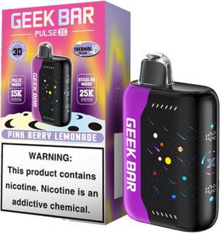 Geek Bar Pulse 25K X Pink Berry Lemonade - Wine, Beer & Spirits Store - Colorado Springs, CO | Cheers Liquor, Colorado Springs, CO Geek Bar Pulse 25K X Pink Berry Lemonade - Wine, Beer & Spirits Store - Colorado Springs, CO | Cheers Liquor, Colorado Springs, CO