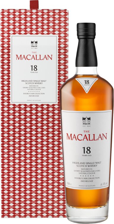 The Macallan Double Cask 18 Year Speyside Single Malt Scotch - The