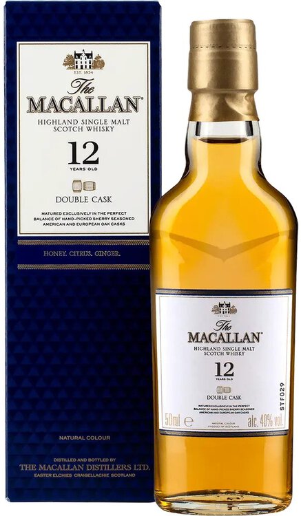 The Macallan Double Cask 12 Year Single Malt Scotch Whisky 50ML