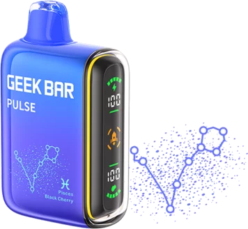 Pisces Vape Geek Bar Pisces Black Cherry Geek Bar Flavor Black Cherry Vape Geek  Bar Geek Bar Pulse Black Cherry | 15,000 Puffs