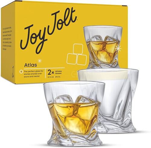 JoyJolt Atlas Whiskey Glasses - Thumbnail 4