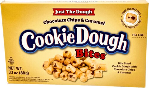 Just The Dough Chocolate Chip & Caramel Cookie Dough Bites 3.1OZ