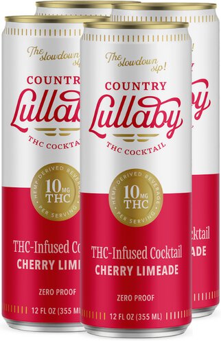 Country Lullaby Cherry Limeade 10mg THC Infused Cocktail 12OZ