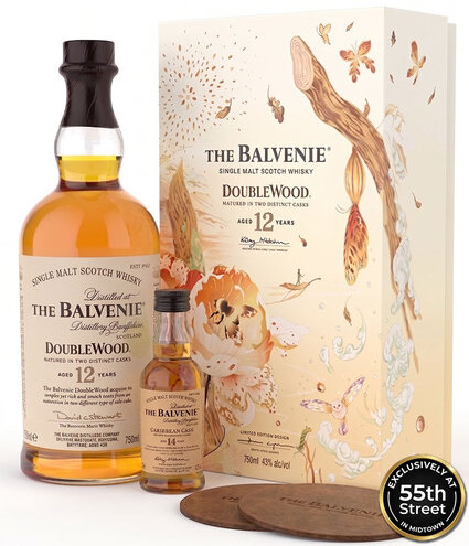 THE BALVENIE DOUBLEWOOD 12 YEARS ２本セット！ The Balvenie 12 Year Old Doublewood 750ml - Gift Set - 55th Street