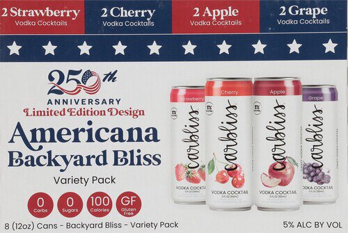 カ*カ様 BOLS リキュール 5本セット Carbliss Americana Backyard Bliss Variety Pack 12OZ - The Party