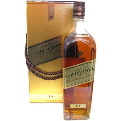 Johnnie Walker Gold Label 18 Years Old Blended Scotch Whisky