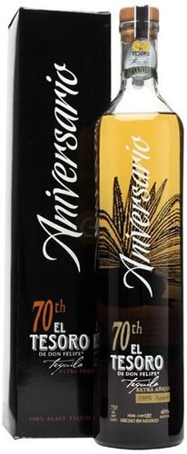 その他 El Tesoro 70th Anniversary Tequila 750ml El Tesoro 70th Anniversary Anejo - Ball Square Fine Wines