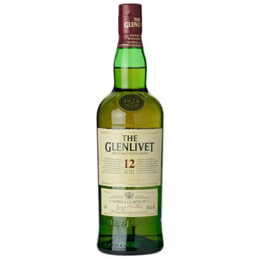 GLENLIVET SINGLE MALT 12YR OLD - Petrock's Liquors, Hillsborough