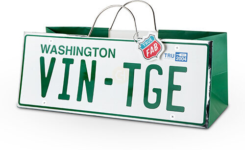 Gift Bag Washington License Plate
