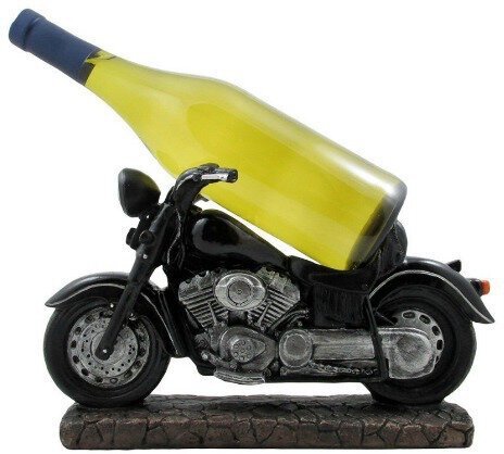 EASY RIDER MOTORCYCLE BOTTLE HOLDER - BLACK