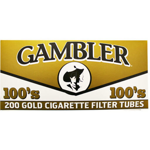 gambler light cigarette tubes Tube Cut King Size Full Flavor for MYO Cigarettes 100mm filter tubes200 per boxTube Cut Gambler Full Flavor Tube Cut