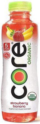 Core Organic Fruit Infused Beverage Strawberry Banana