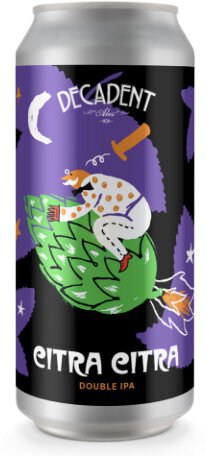 Decadent Ales Citra Citra Citra Double Ipa 16ozc