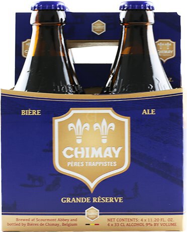 Chimay Bieres Trappistes Grande Reserve Blue Label Beer