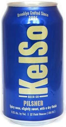 Kelso Beer Co Pilsner Can