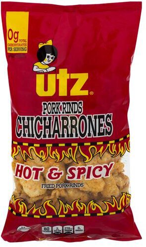 Golden Flake Fried Louisiana Hot Sauce Pork Skins