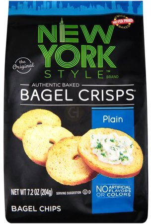 New York Style Plain Bagel Crisps