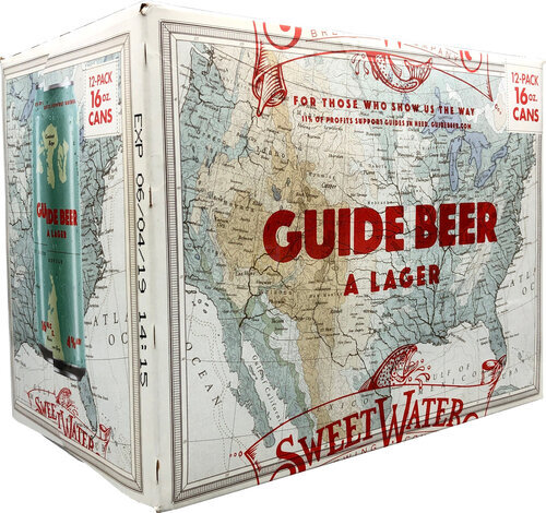 Sweetwater Guide Beer Can 2/12 24 Pack