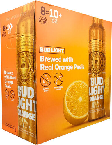 Bud Light Orange 16oz Alum Bottles