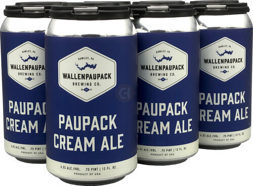 Wallenpaupack Brewing Paupack Cream Ale 12oz Cans