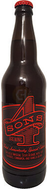 4 Sons Third Anniversary Oak Aged Imperial Sour Blonde Ale
