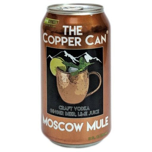 The Copper Can Moscow Mule RTD Cocktail Cans - Byron's Liquor