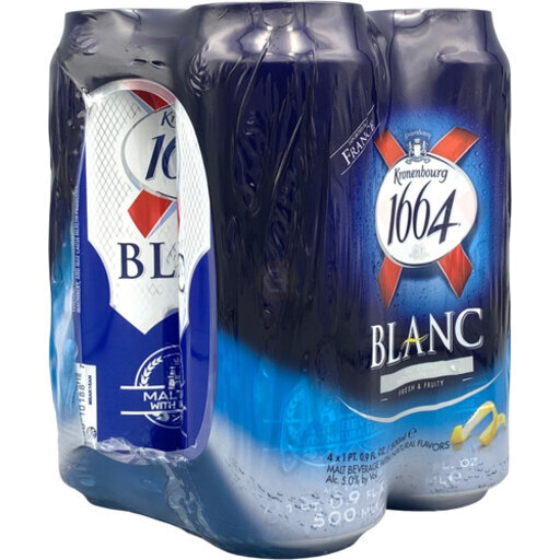 Kronenbourg 1664 Blanc 16.9oz Cans - Mac's Liquor, Hopkins, MN