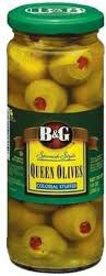 B & G Spanish Queen Olives Jar