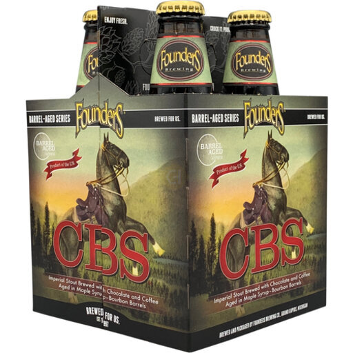 Founders CBS Canadian Breakfast Stout 12OZ - Bottle King NJ Largest ...