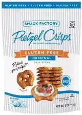 Snack Factory Gluten Free Original Pretzel Crisp